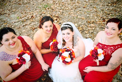 richmond_wedding_prioces_photography bride and bride's maids affordable wedding photography